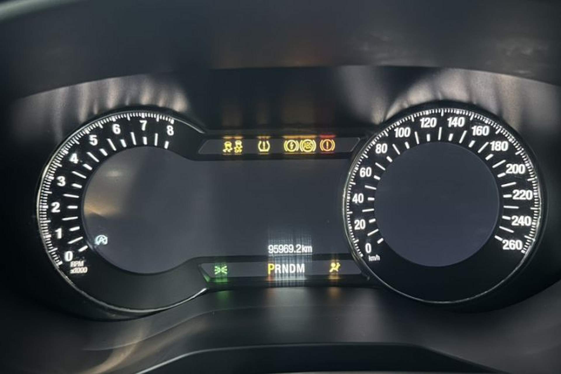 Used Ford Taurus 2019 EcoBoost 245 Premium Edition Odometer Close Up
