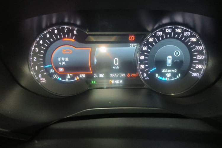 Used Ford Taurus 2019 EcoBoost 245 Premium Edition Odometer Close Up