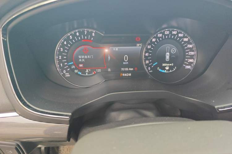 Used Ford Taurus 2019 EcoBoost 245 Premium Edition Odometer Close Up
