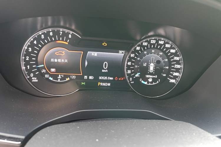 Used Ford Taurus 2019 EcoBoost 245 Premium Edition Odometer Close Up