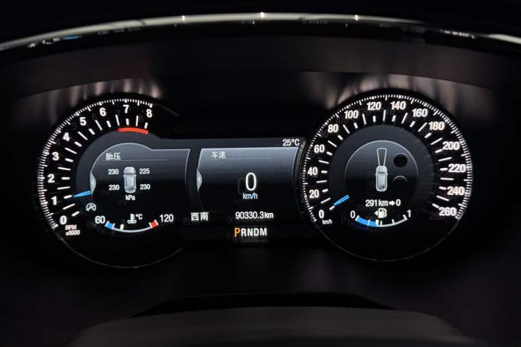 Used Ford Taurus 2019 EcoBoost 245 Premium Edition Odometer Close Up