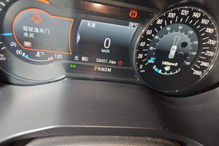Used Ford Taurus 2019 EcoBoost 245 Premium Edition Odometer Close Up