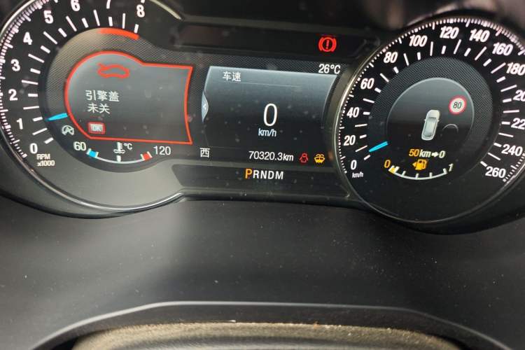 Used Ford Taurus 2019 EcoBoost 245 Premium Edition Odometer Close Up
