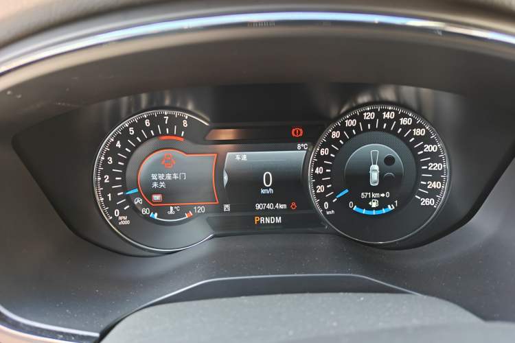 Used Ford Taurus 2019 EcoBoost 245 Premium Edition Odometer Close Up