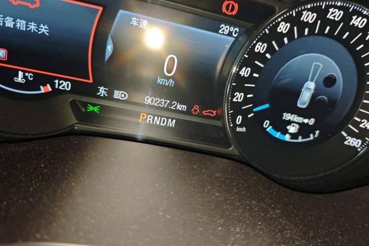 Used Ford Taurus 2019 EcoBoost 245 Premium Edition Odometer Close Up