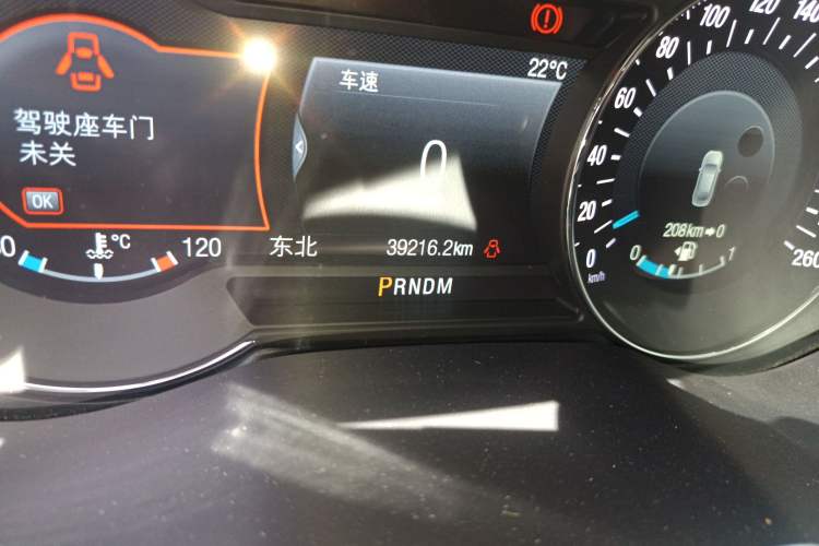 Used Ford Taurus 2019 EcoBoost 245 Premium Edition Odometer Close Up