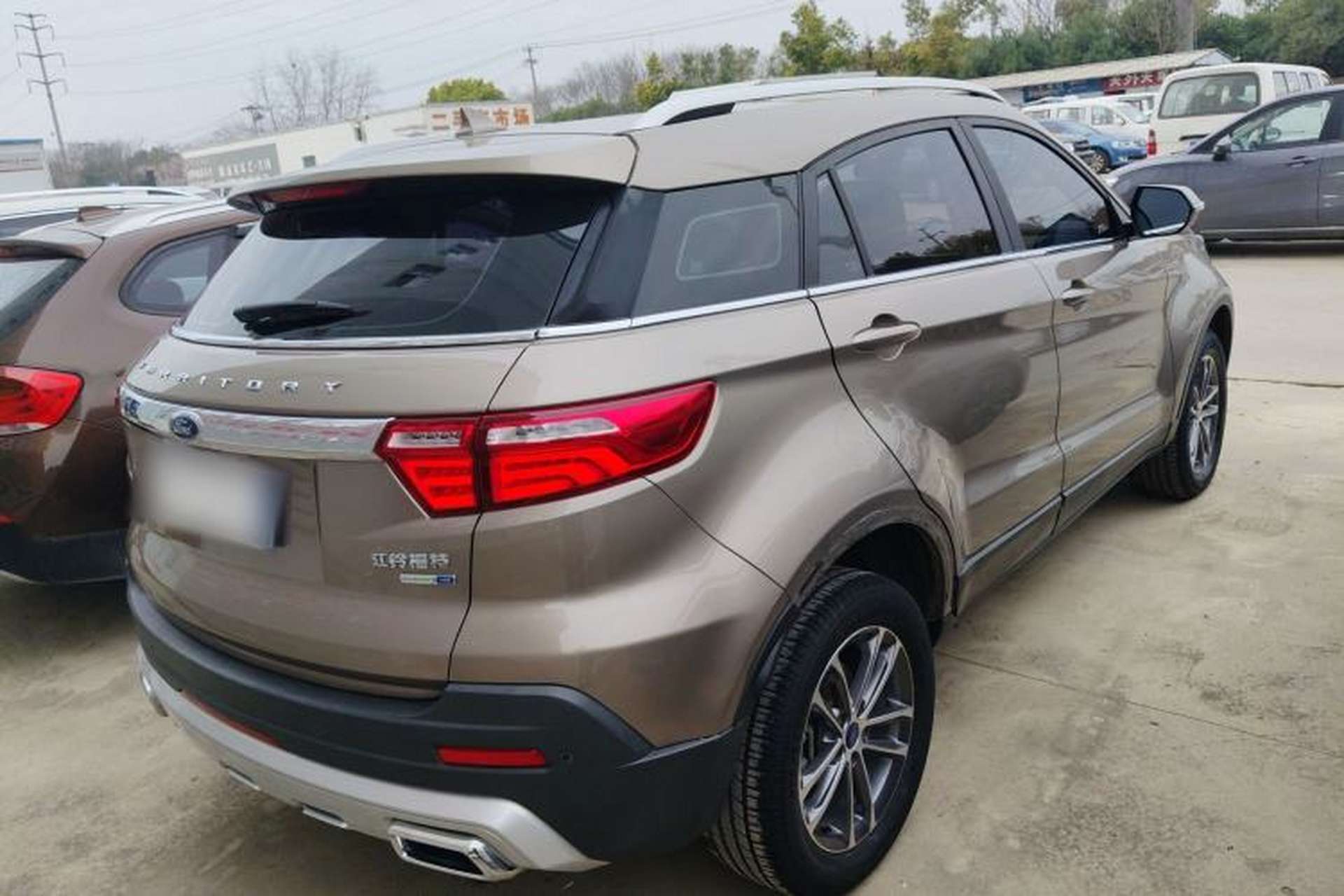 Used Ford Territory 2019 EcoBoost 145 CVT Platinum Edition China VI compliant Rear Right 45 Deg