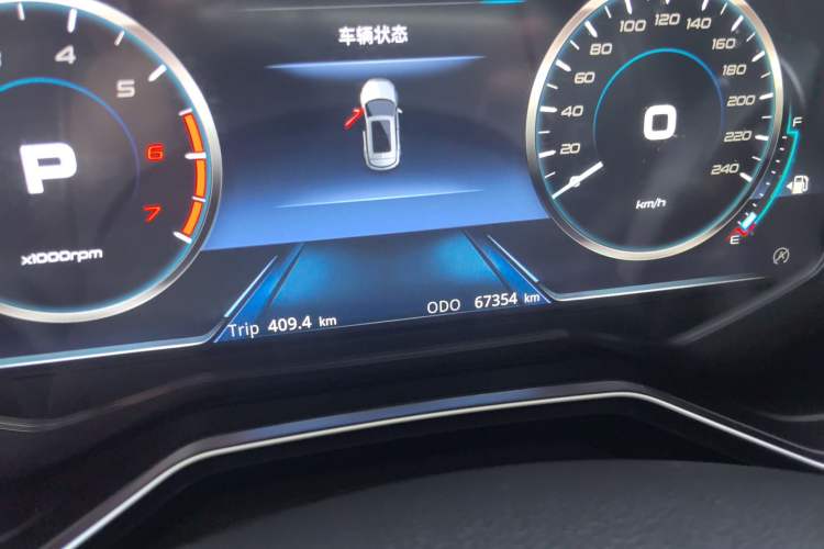 Used Ford Territory 2020 Lingjie S EcoBoost 145 CVT Zunling Edition Odometer Close Up