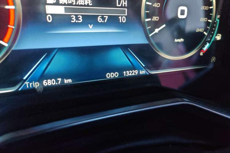 Used Ford Territory 2020 Lingjie S EcoBoost 145 CVT Zunling Edition Odometer Close Up