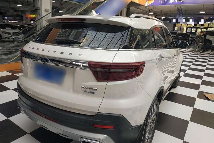 Used Ford Territory 2021 Lingjie S EcoBoost 145 CVT Smart Hybrid Model Rear Right 45 Deg