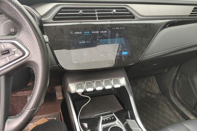 Used Ford Territory EV 2020 Quiet Luxury Edition Audio And AC Panel