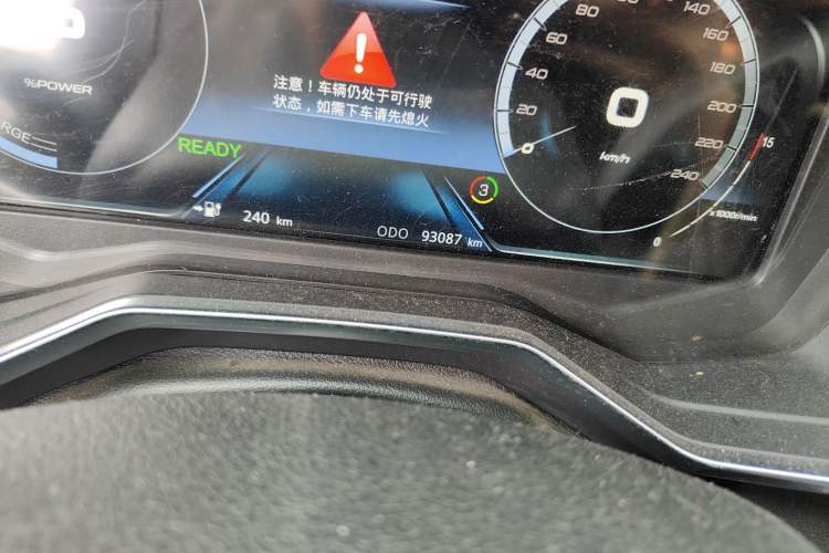 Used Ford Territory EV 2020 Quiet Luxury Edition Odometer Close Up