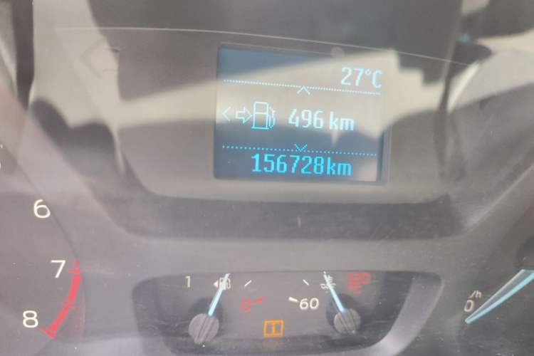Used Ford Tourneo Custom 2016 2.0T Manual Elite Edition Odometer Close Up