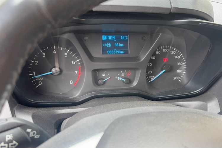 Used Ford Tourneo Custom 2017 2.0T Automatic Elite Edition Odometer Close Up