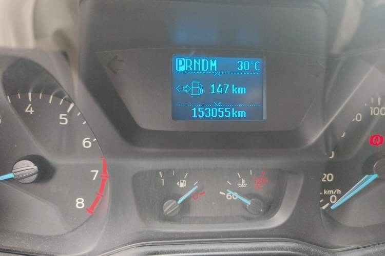 Used Ford Tourneo Custom 2017 2.0T Automatic Business Class Version Odometer Close Up