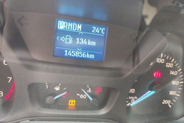 Used Ford Tourneo Custom 2017 2.0T Automatic Business Class Version Odometer Close Up