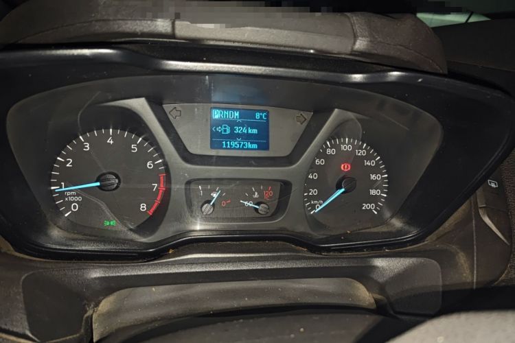 Used Ford Tourneo Custom 2017 2.0T Automatic Elite Edition Odometer Close Up