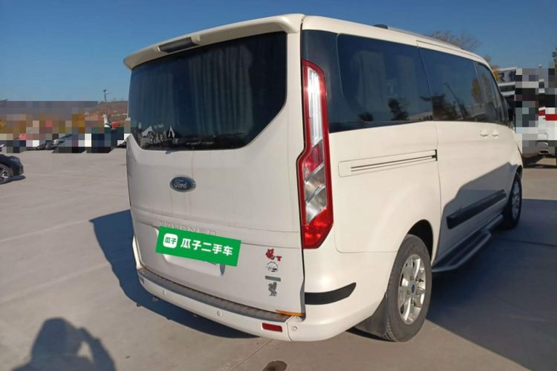 Used Ford Tourneo Custom 2017 2.0T Automatic Elite Edition Rear Right 45 Deg