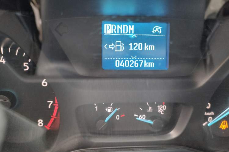 Used Ford Tourneo Custom 2020 2.0T Automatic Elite Version China VI Standard Odometer Close Up