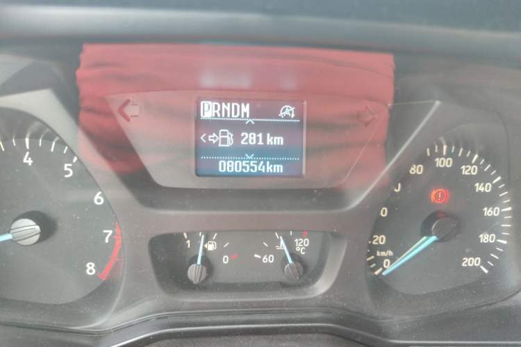 Used Ford Tourneo Custom 2020 2.0T Automatic Elite Version China VI Standard Odometer Close Up