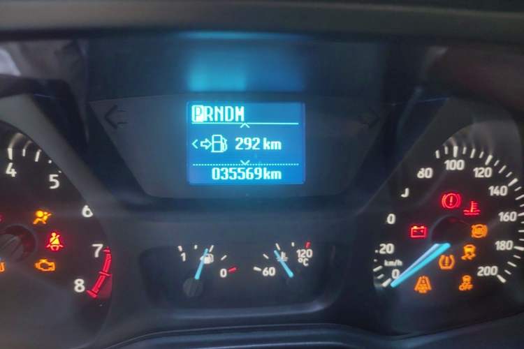 Used Ford Tourneo Custom 2020 2.0T Automatic Elite Edition China VI Standard Odometer Close Up