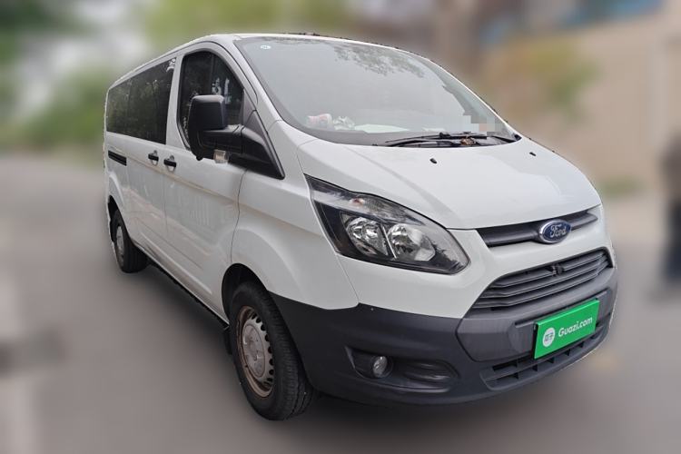 Used Ford Transit 2020 2.0T Gasoline Multi-Function Commercial Vehicle Mid-Drive Low-Roof Design with Dual Rear Doors Meeting China VI Emission Standards Front Right 45 Deg