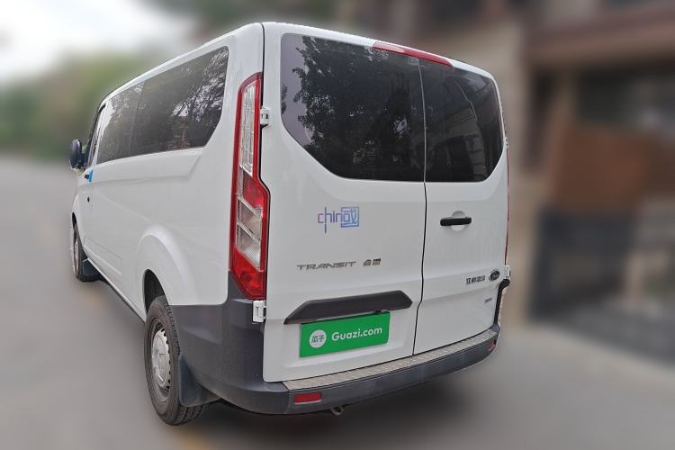 Used Ford Transit 2020 2.0T Gasoline Multi-Function Commercial Vehicle Mid-Drive Low-Roof Design with Dual Rear Doors Meeting China VI Emission Standards Rear Left 45 Deg