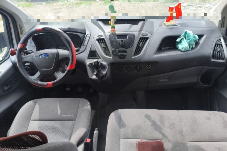 Used Ford Transit 2017 2.0T Diesel Multi-Function Commercial Vehicle Mid-Drive Mid-Roof China V Standard Center Console