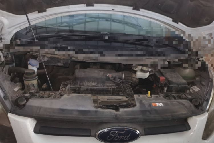 Used Ford Transit 2017 2.0T Diesel Multi-Function Commercial Vehicle Mid-Drive Mid-Roof China V Standard Engine Bay