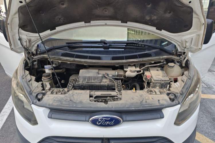 Used Ford Transit 2017 2.0T Diesel Multi-Function Commercial Vehicle Mid-Drive Mid-Roof China V Standard Engine Bay