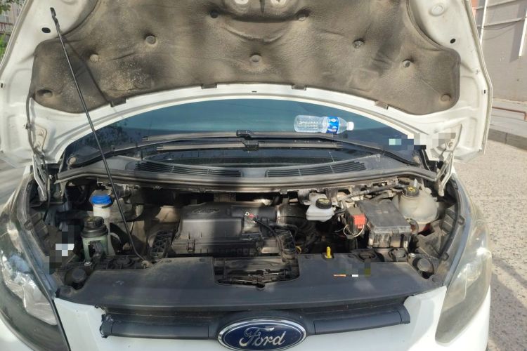 Used Ford Transit 2017 2.0T Diesel Multi-Function Commercial Vehicle Mid-Drive Mid-Roof China V Standard Engine Bay
