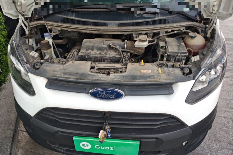 Used Ford Transit 2017 2.0T Diesel Multi-Purpose Commercial Vehicle Short Wheelbase Low Roof China IV Standard Engine Bay