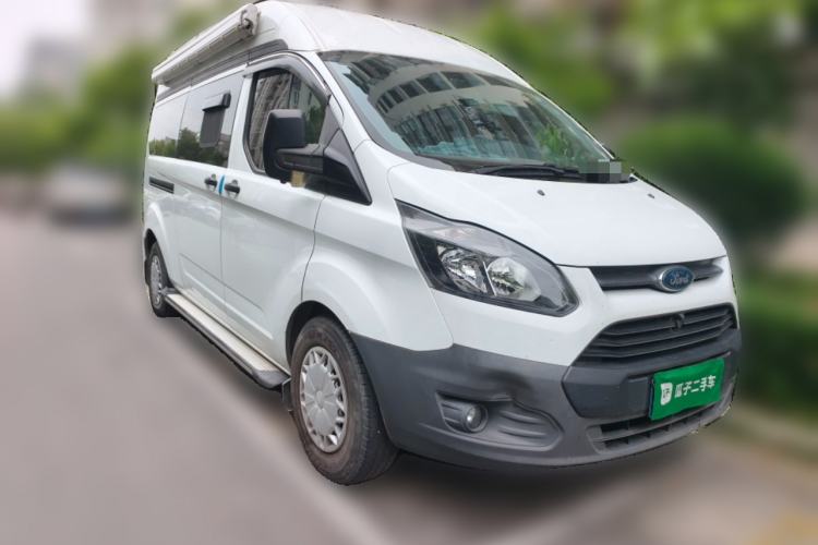 Used Ford Transit 2017 2.0T Diesel Multi-Function Commercial Vehicle Mid-Drive Mid-Roof China V Standard Front Right 45 Deg
