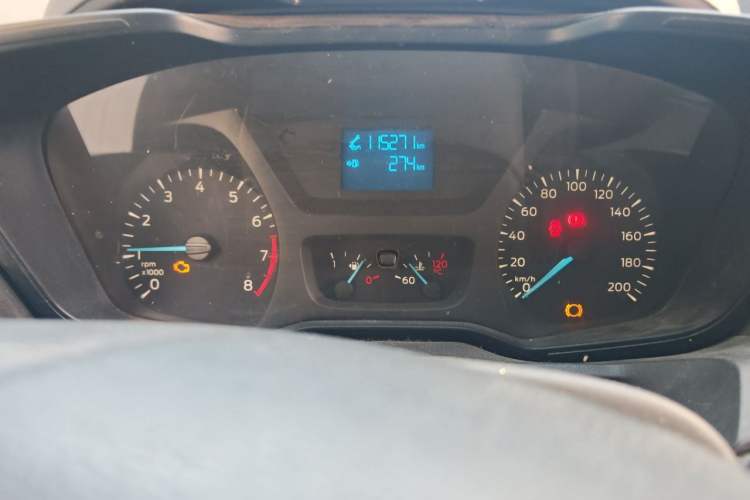 Used Ford Transit 2017 2.0T Gasoline Multi-Purpose Commercial Vehicle Mid-Drive Mid-Roof China V Standard Instrument Cluster