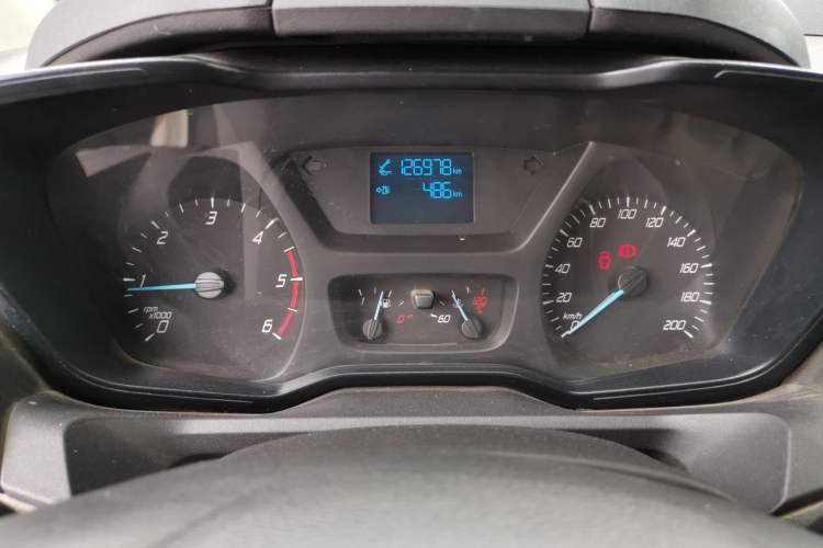 Used Ford Transit 2017 2.0T Diesel Multi-Function Commercial Vehicle Mid-Drive Mid-Roof China V Standard Instrument Cluster