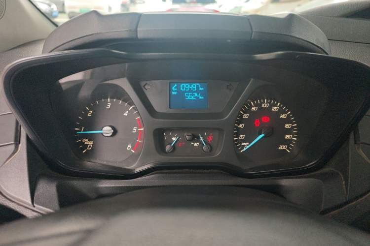 Used Ford Transit 2017 2.0T Diesel Multi-Function Commercial Vehicle Mid-Drive Mid-Roof China V Standard Instrument Cluster