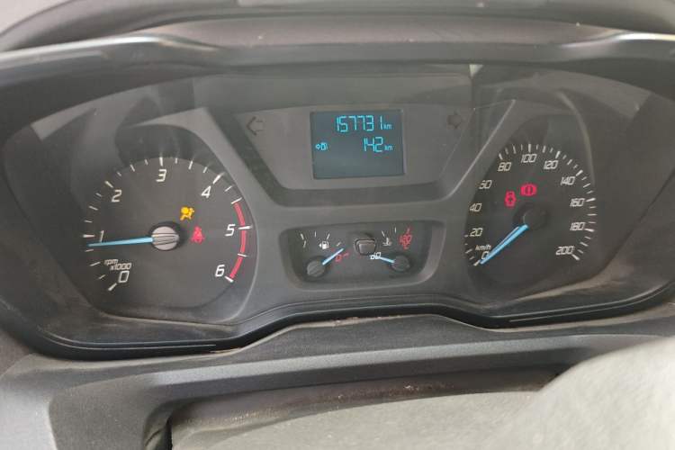 Used Ford Transit 2017 2.0T Diesel Multi-Function Commercial Vehicle Mid-Drive Mid-Roof China V Standard Instrument Cluster