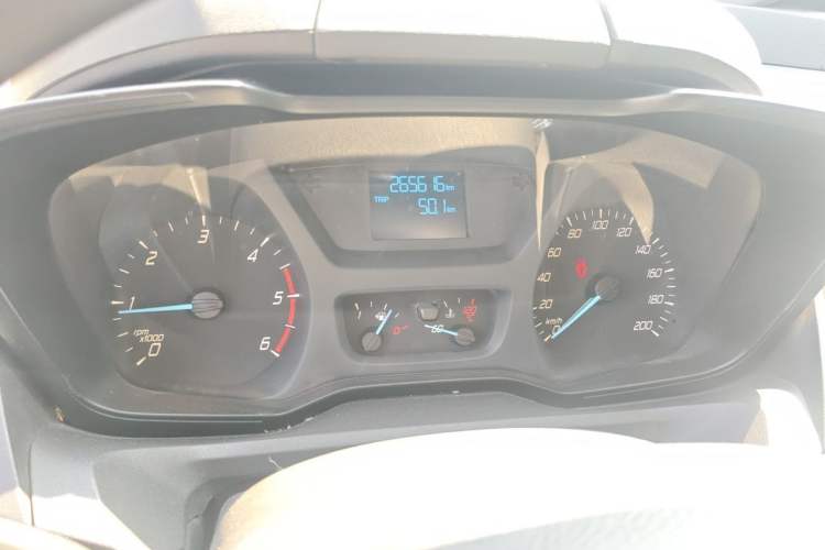 Used Ford Transit 2017 2.0T Diesel Multi-Function Commercial Vehicle Mid-Drive Mid-Roof China V Standard Instrument Cluster