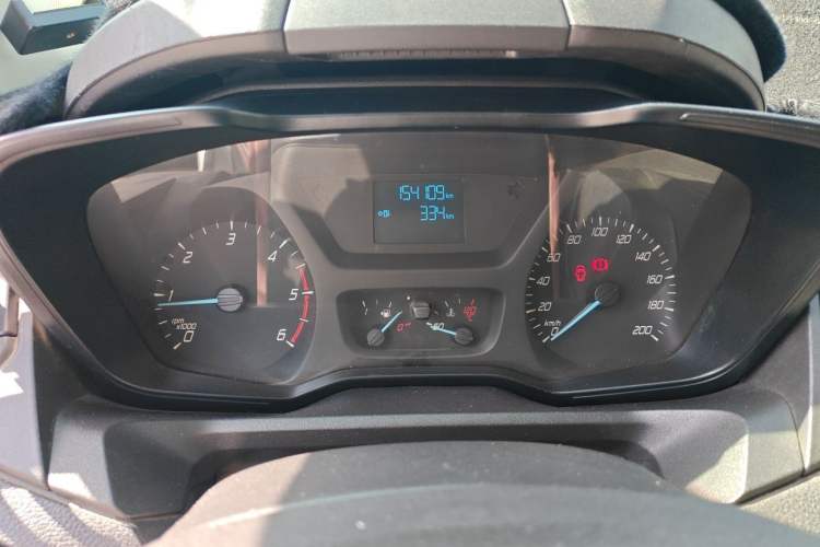 Used Ford Transit 2017 2.0T Diesel Multi-Function Commercial Vehicle Mid-Drive Mid-Roof China V Standard Instrument Cluster