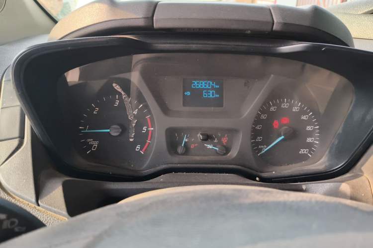Used Ford Transit 2017 2.0T Diesel Van Mid-Chassis Mid-Roof China V Standard Instrument Cluster