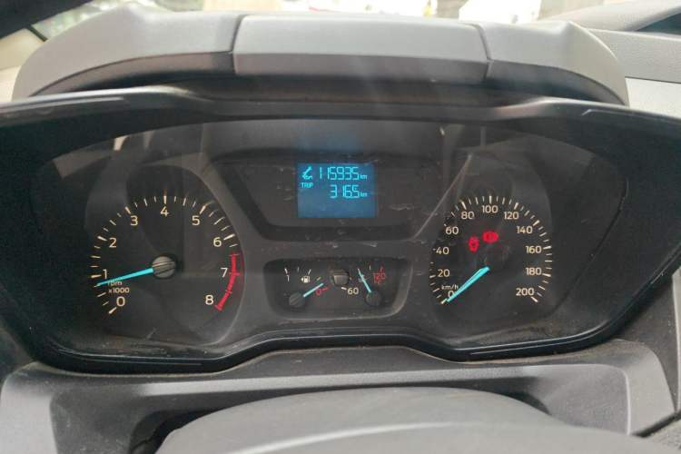 Used Ford Transit 2017 2.0T Gasoline Multi-Purpose Commercial Vehicle Short Wheelbase Low Roof China V Standard Instrument Cluster