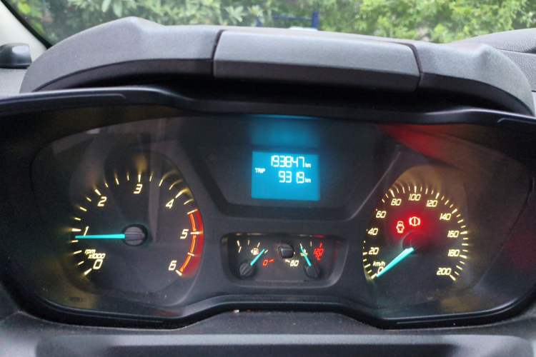 Used Ford Transit  Odometer Close Up
