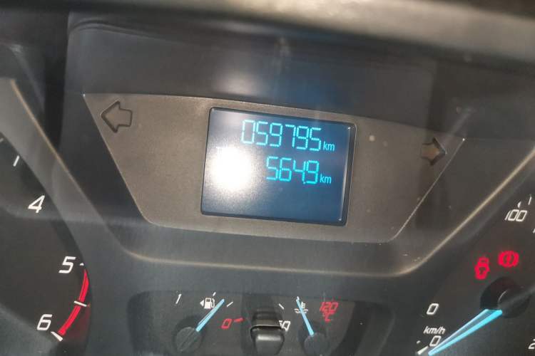 Used Ford Transit  Odometer Close Up