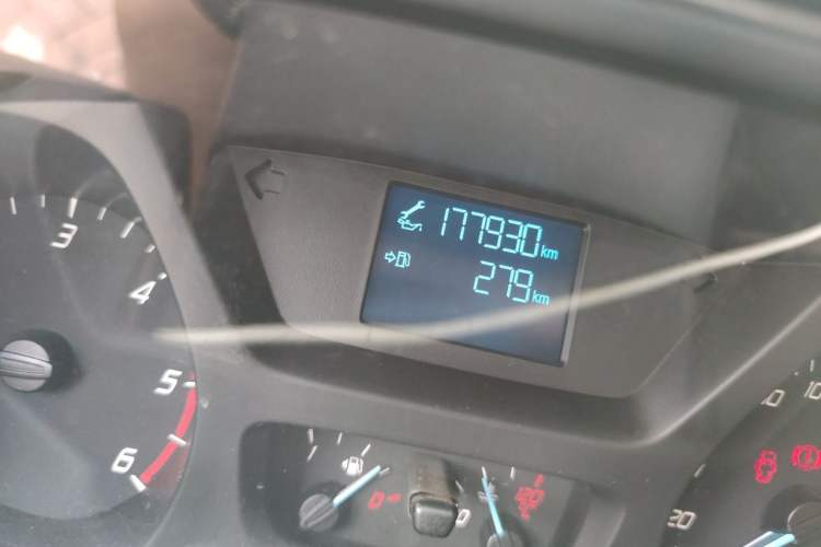 Used Ford Transit  Odometer Close Up