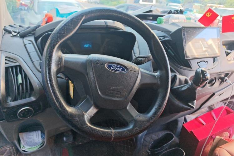 Used Ford Transit 2017 2.0T Gasoline Multi-Purpose Commercial Vehicle Mid-Drive Mid-Roof China V Standard Steering Wheel
