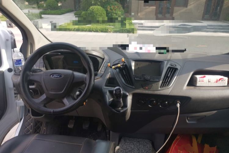 Used Ford Transit 2017 2.0T Diesel Multi-Function Commercial Vehicle Short Wheelbase Mid-Roof China V Standard Steering Wheel