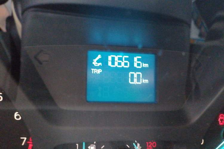 Used Ford Transit  Odometer Close Up