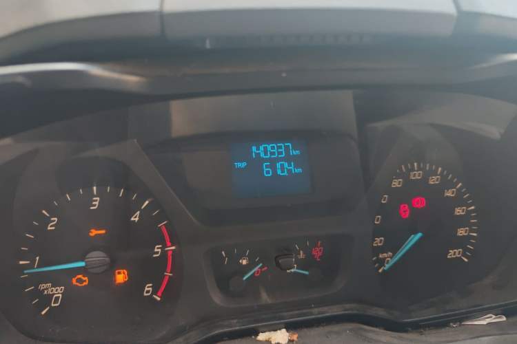 Used Ford Transit  Odometer Close Up