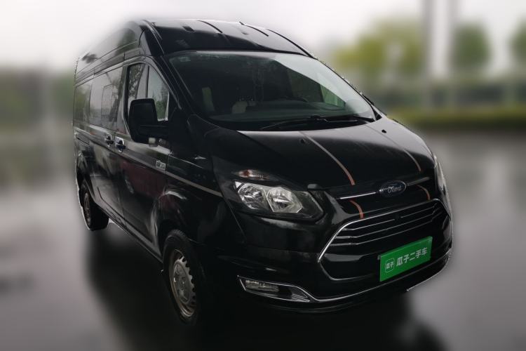 Used Ford Transit 2019 2.0T Diesel Multi-Purpose Commercial Vehicle Mid-Drive Mid-Roof 6-Seater China VI Standard Front Right 45 Deg