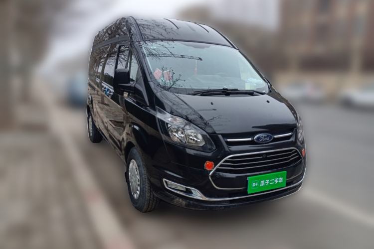 Used Ford Transit 2019 2.0T Diesel Multi-Purpose Commercial Vehicle Mid-Drive Mid-Roof 6-Seater China VI Standard Front Right 45 Deg